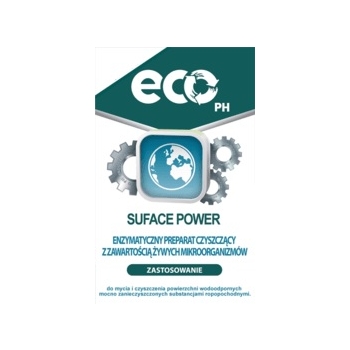 Eco-pH Surface Power  - koncentrat do czyszczenia pomieszczeń warsztatowych, maszyn i linii produkcyjnych - 1L